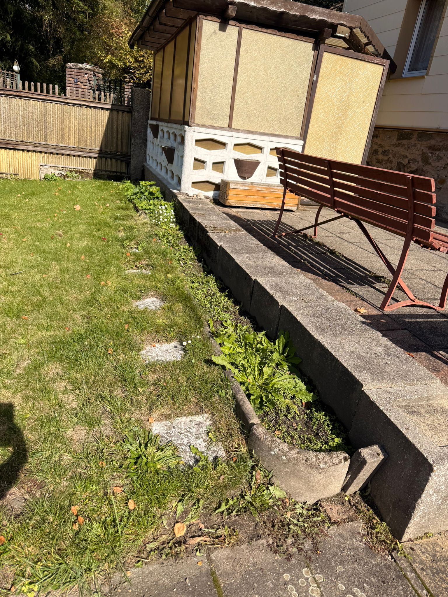 Vorher – Gartenpflege Bereich 2