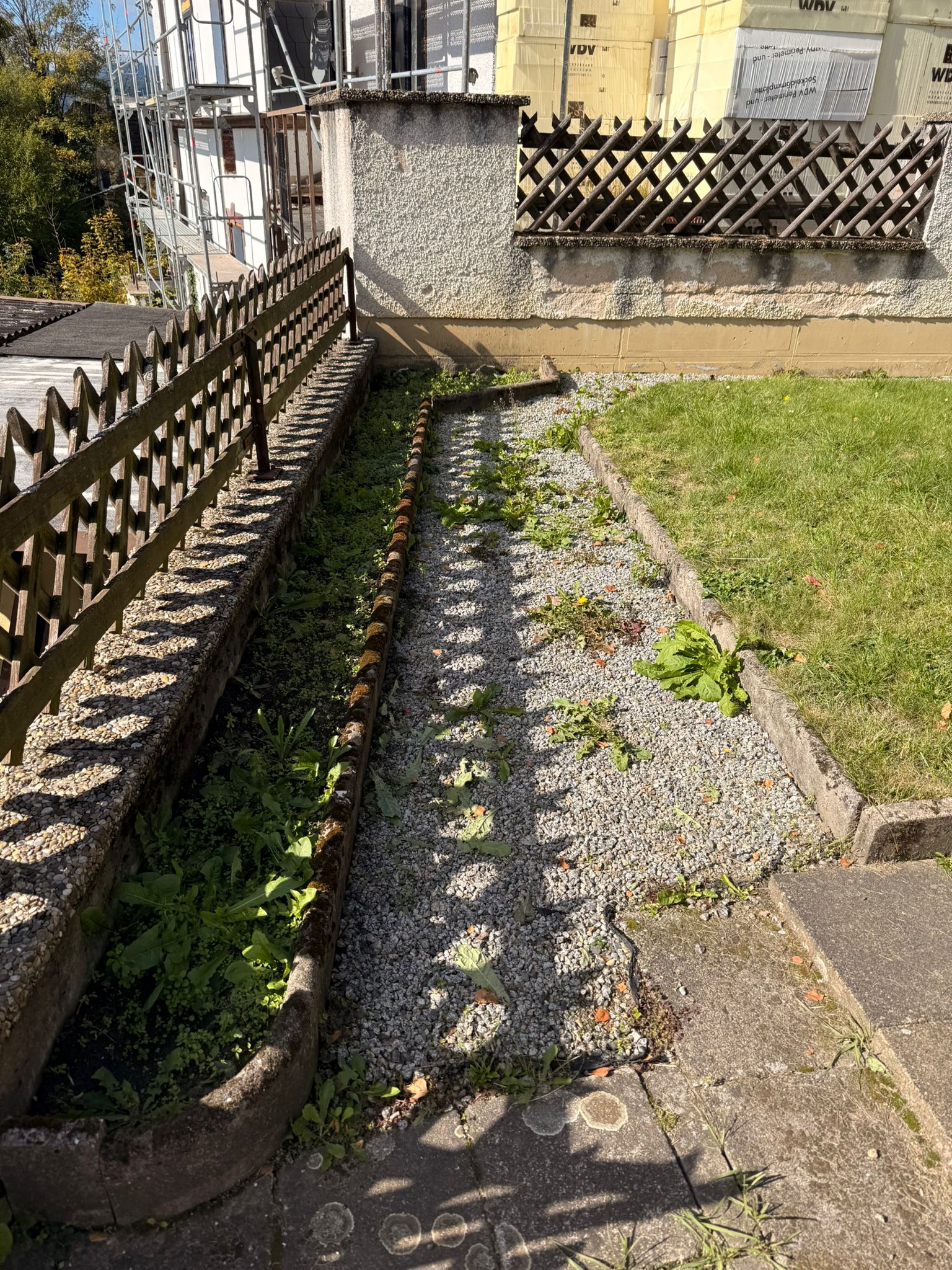 Vorher – Gartenpflege Bereich 1